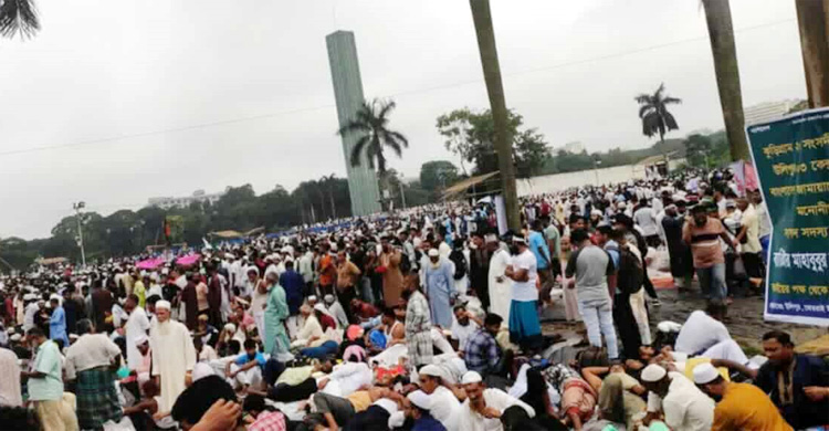 সকাল থেকেই পূর্ণ জামায়াতের সমাবেশস্থল সোহরাওয়ার্দী উদ্যান